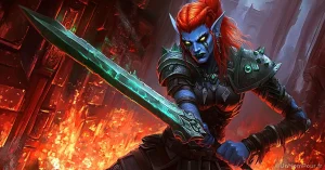 female troll warrior wow