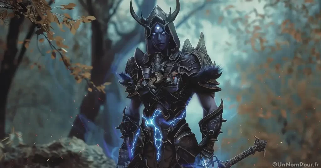 Chevaliere de la mort Elfe de la nuit