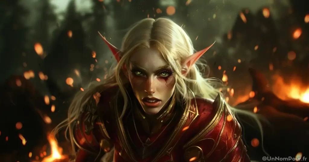blood elf female monk