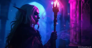 blood elf warlock female 