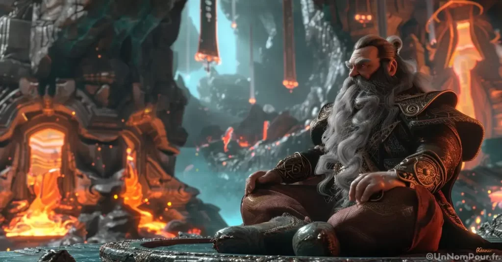 dwarf monk meditating