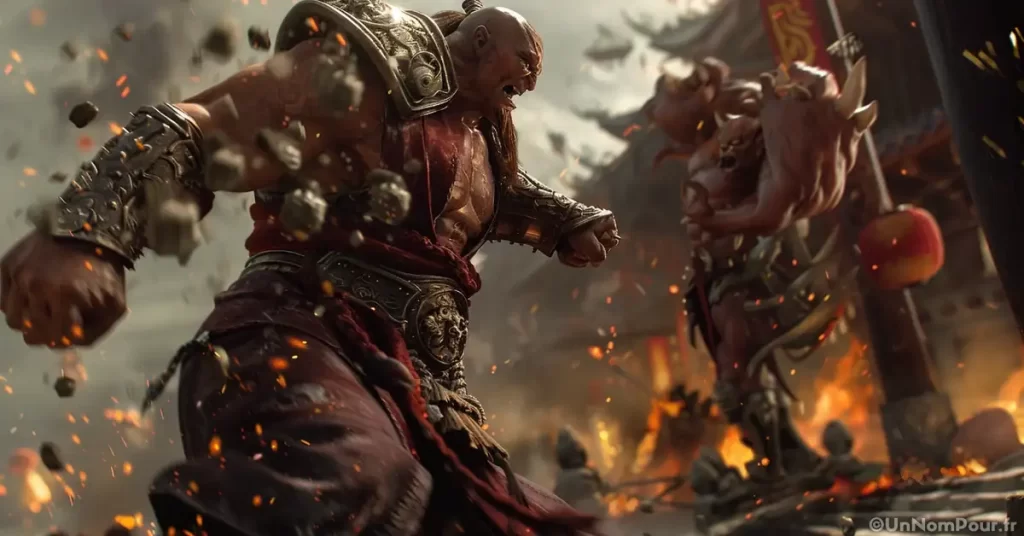 human monk enraged