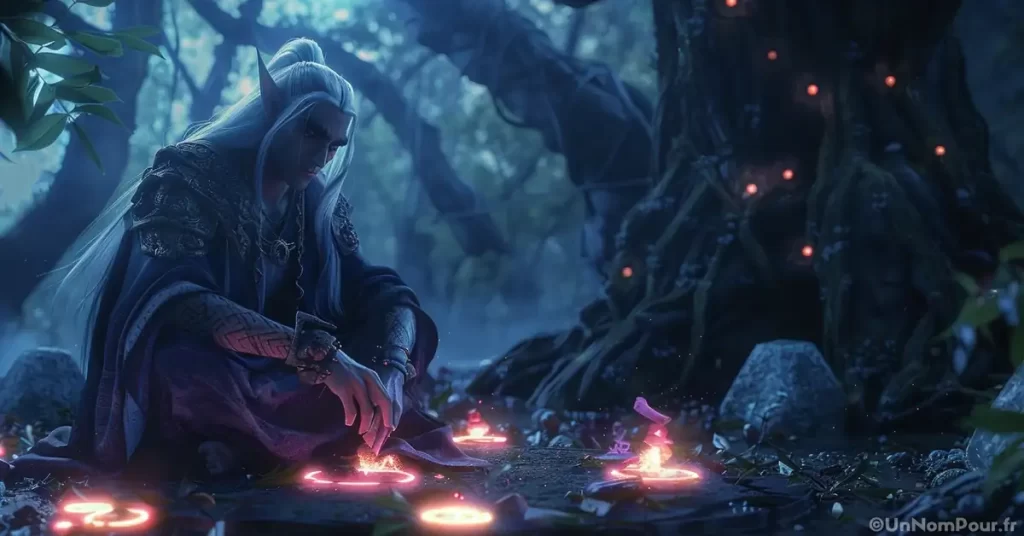 mage elfe de la nuit 