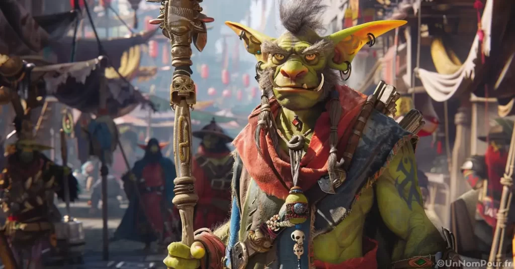 mage goblin in city street