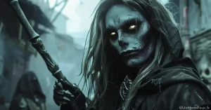 undead warlock female