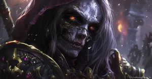 undead warlock female